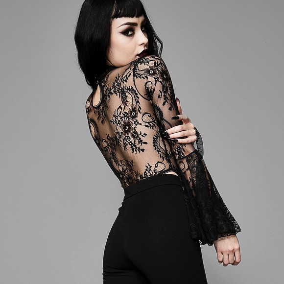 WIDOW - WITCHING HOUR LACE BODYSUIT - S - Picture 6 of 6